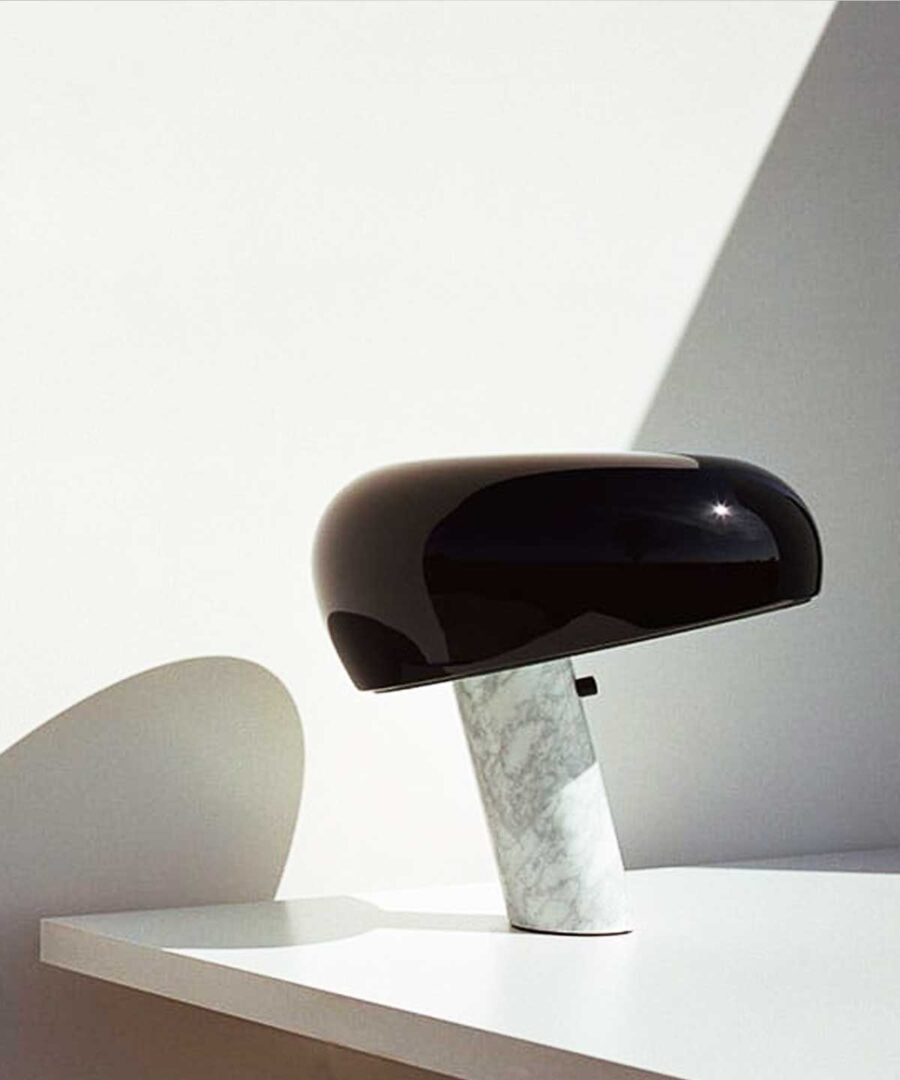 Lámpara Snoopy por Achille Castiglioni